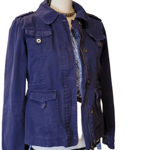 Blue Cargo Style Jacket